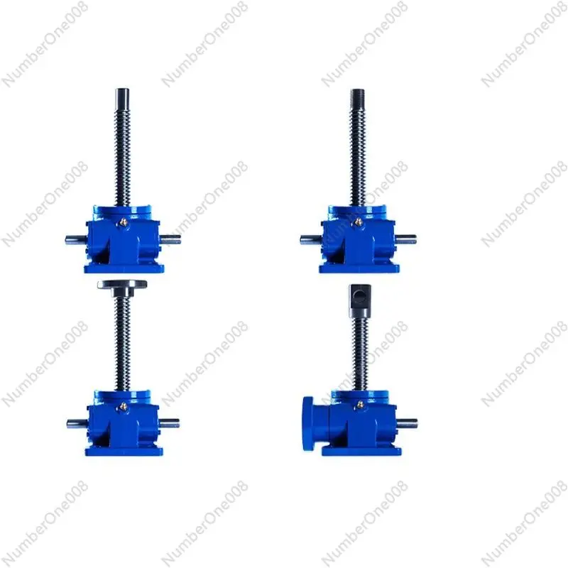 SWL1T/2.5T/5T Leading Screw Lifting Collar Cigar Handoperated Worm Worm SWLReducer Fixed Lifting Platform Electric hand