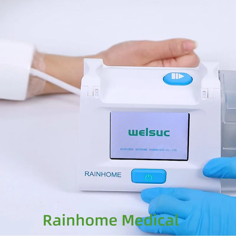 Rainhome Medical dressing NPWT dressing kit 15x10x1cm including white wet PVA foam with tube adhesive film I/Y connector clip