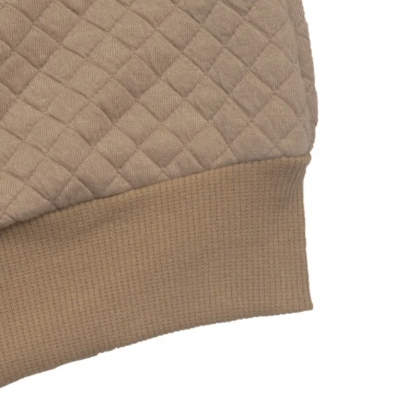Haut à manches à carreaux pour femmes, Texture rétro, couleur contrastée, pull, mode automne hiver, nouveaux arrivages