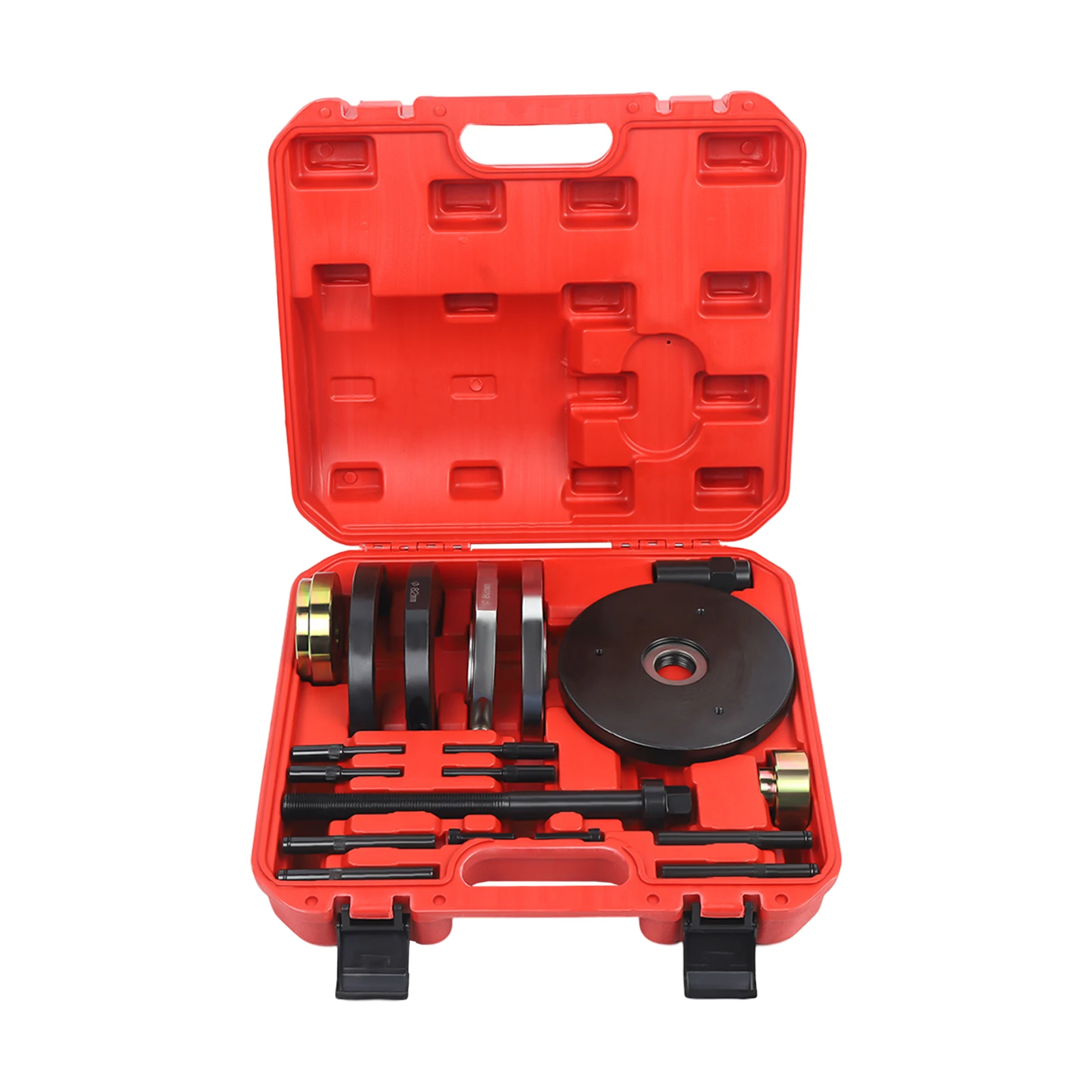 82mm Wheel Drive Hub Bearing Tool Puller Kit Wheel Hub Bearing Unit Kit Wheel Axle Hub Puller Set With Storage Box 40x28x12cm