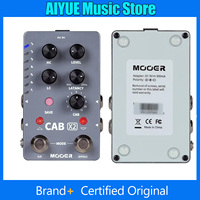 MOOER CAB X2 Guitar Effect Pedal Stereo IR Cabinet Simulation 11 Factory 14 Presets IR Dual Channel Cab M724 Guitar Pedal Parts