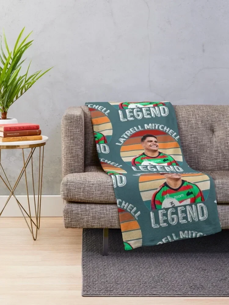 Latrell Mitchell Rabbitohs Throw Blanket Soft Plush Plaid Luxury blankets and throws Quilt Blankets