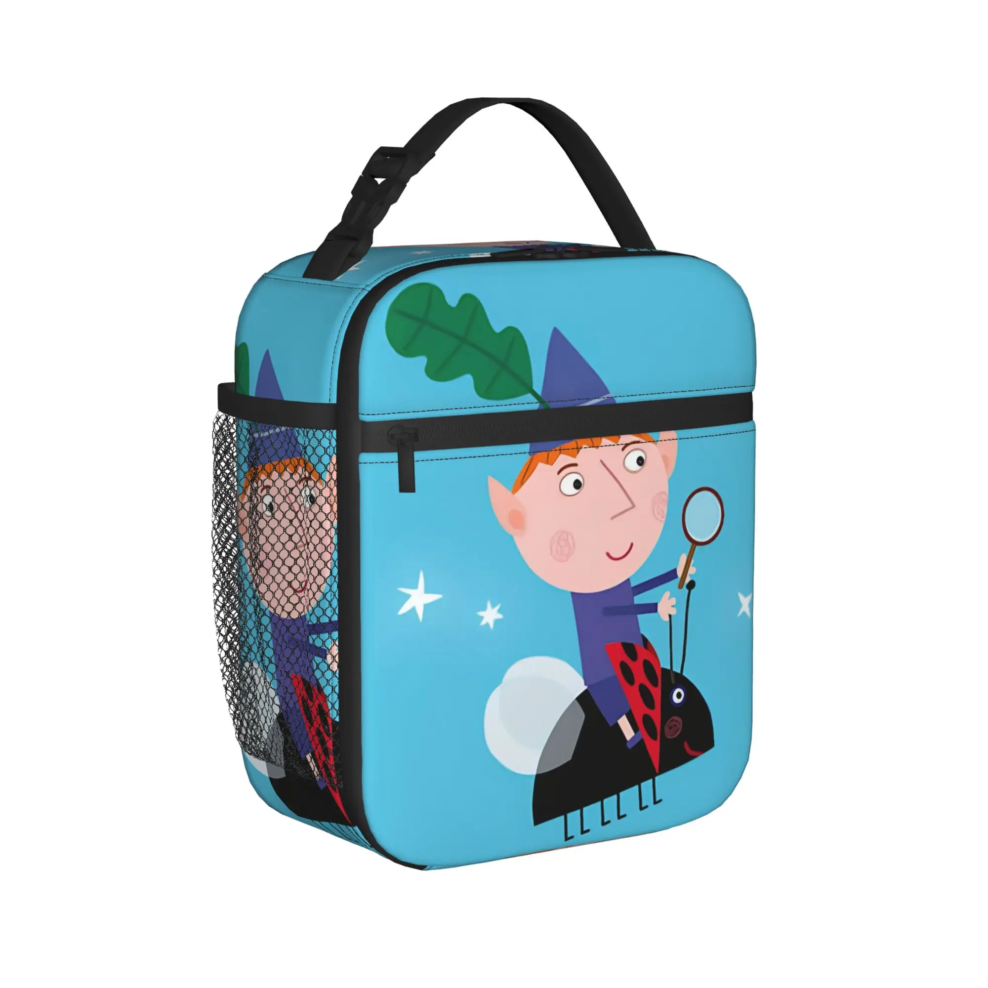 Ben And Holly's Little Kingdom Wonder Realm Insulated Lunch Bag Thermal Bag Reusable,Lunch Container  Portable Lunch Box Tote