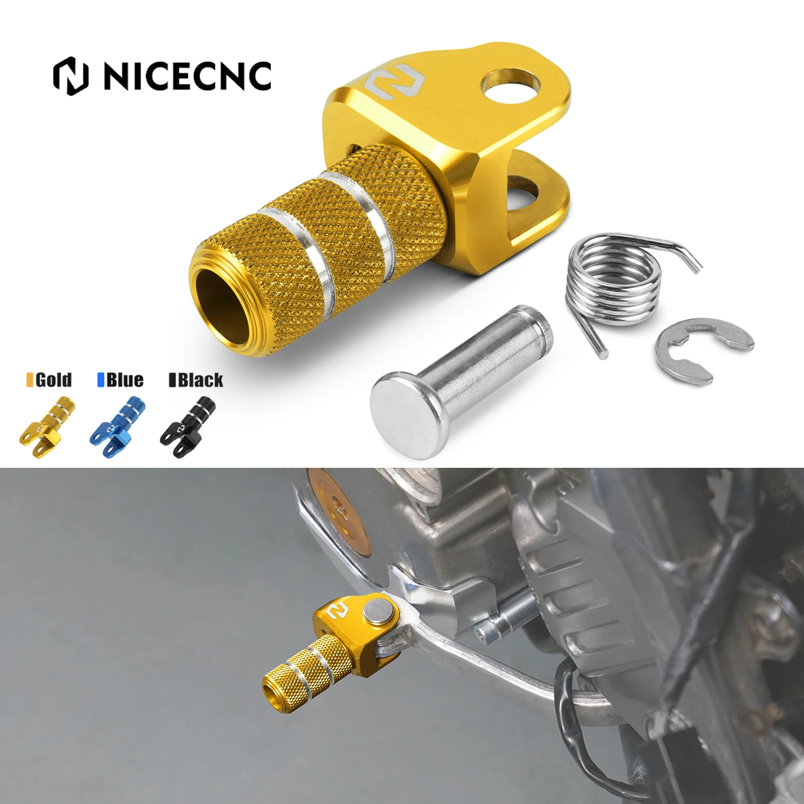 NiceCNC For Suzuki DRZ400 DRZ400E DRZ400S DRZ400SM 2000-2024 DR-Z 400 400E 400S 400SM Motorcycle Adjustable Gear Shift Lever Tip