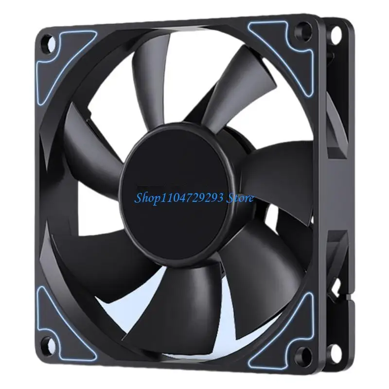 Y2GD UT8015 80mm CPU Cooling Fan PWM Temperature Control And Quiet Hydraulic Bearing
