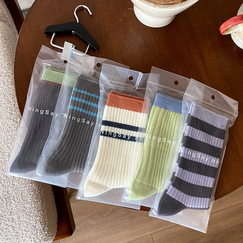 

3 Pack Womens Cotton Socks Autumn and Winter Warm Socks Thick Knit Cabin Cozy Crew Soft Socks Gifts for Women Colorful Fashion