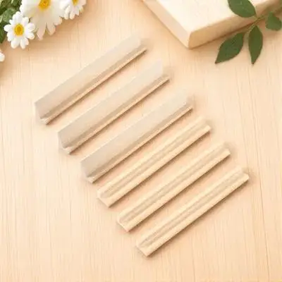 6pcs Wooden Domino Trays Multi-Function Domino Racks For Alphabet Games Diy Crafts Smooth Edges Durable Displaying Holder Kids