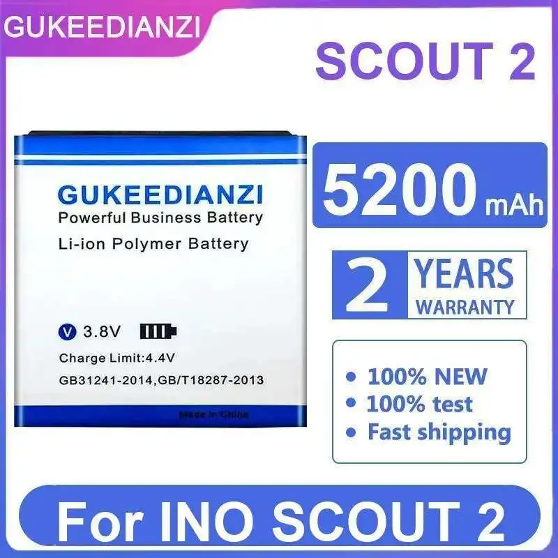 

5200Mah For Ino Scout 2 Mobile Phone Battery Durable Long-Lasting Performance