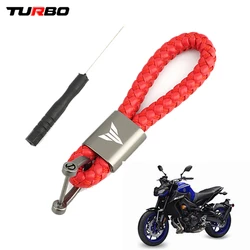 Motorcycle Embroidery Badge Keychain Key Chain Ring For YAMAHA MT07 MT09 MT03 TRACER 900 700 GT tracer 7/GT 9/GT 2013-2022 2021