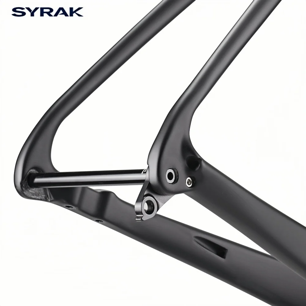 SYRAK جديد A5 كامل الكربون دراجة الحصى الإطار 700*40C الكربون دراجة Cyclocross الإطار الطريق دراجة الحصى الإطار المقود الجذعية #5