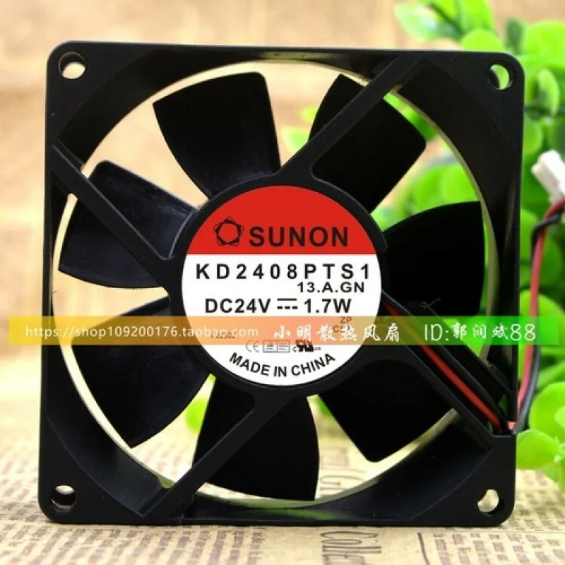 

L Высокопроизводительный охлаждающий вентилятор KD2408PTS1 для инвертора 24 В 1,7 Вт 80*80*25 мм