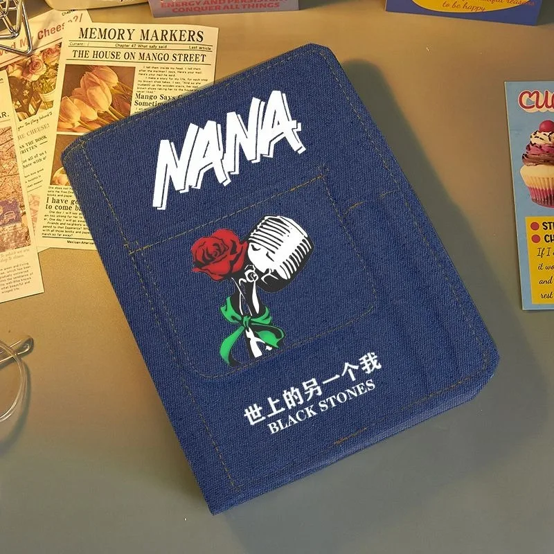 دفتر أنيمي أوساكي نانا A5 الياباني ، دينم سميك ، كتاب ألبان قابل لإعادة الاستخدام ، أدوات مكتبية للطلاب ، هدية مفكرة مدرسية ، صفحات #2