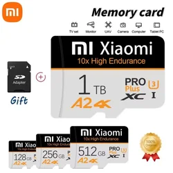 Xiaomi-Carte mémoire SD d'origine avec adaptateur SD gratuit pour commutateur de téléphone, carte Flash Micro TF, 512 Go, 1 To