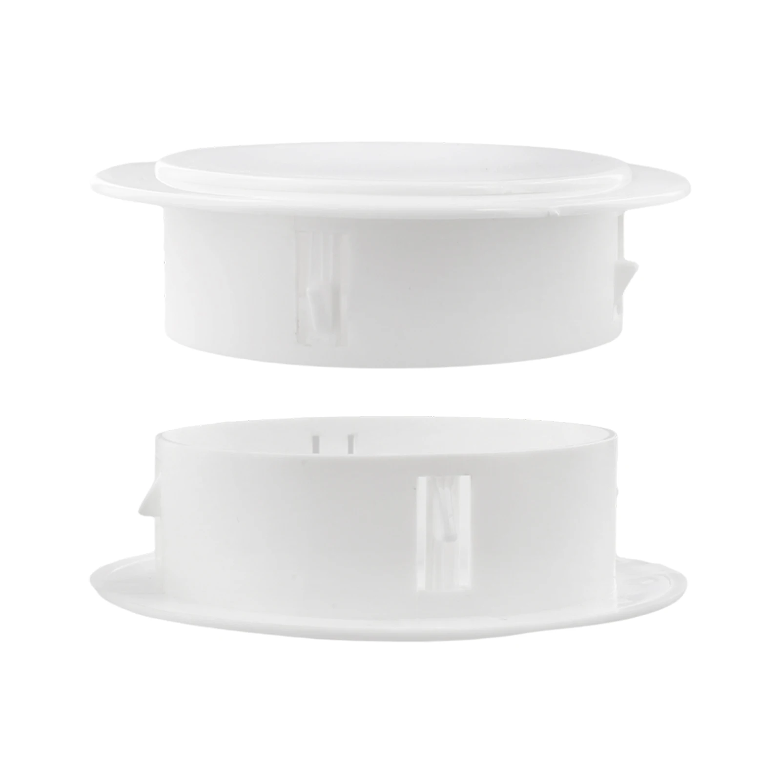 2Pcs 100mm White PP Decorative Wall Hole Cover For Air Conditioner Pipe Trim Removable Protective Vent Cap Home Plumbing