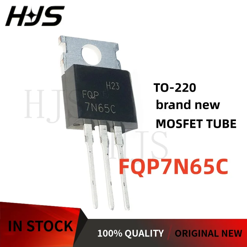 10/20/30Pcs TO-220 Brand New and Quality FQP7N65C 7N65 High power MOS field effect transistor