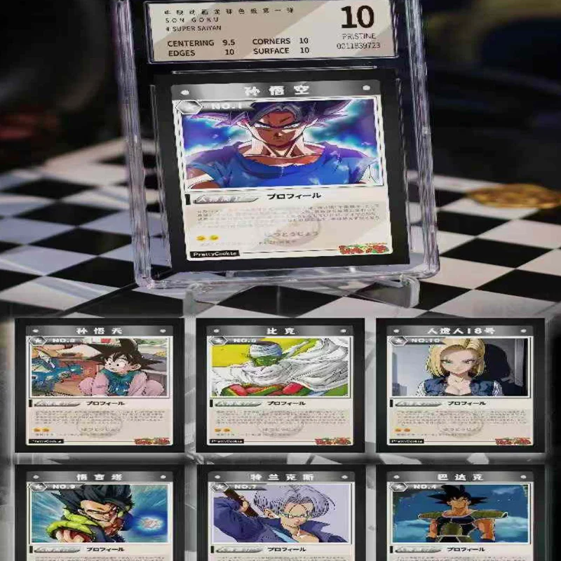 Full New ZY Animation Dragon Ball Wave 1 Collection Cards Culture Anime Character Table Board Game Playing Cards For Fans