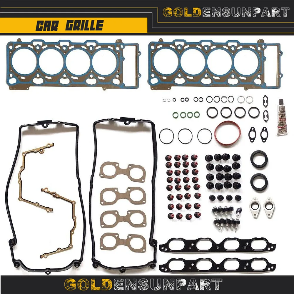 4.4L V8 Engine Cylinder Head Gasket Set For BMW 545i 645Ci 745i 745Li X5 N62B44A 11127513195 11340029751 11127530256 11147512101