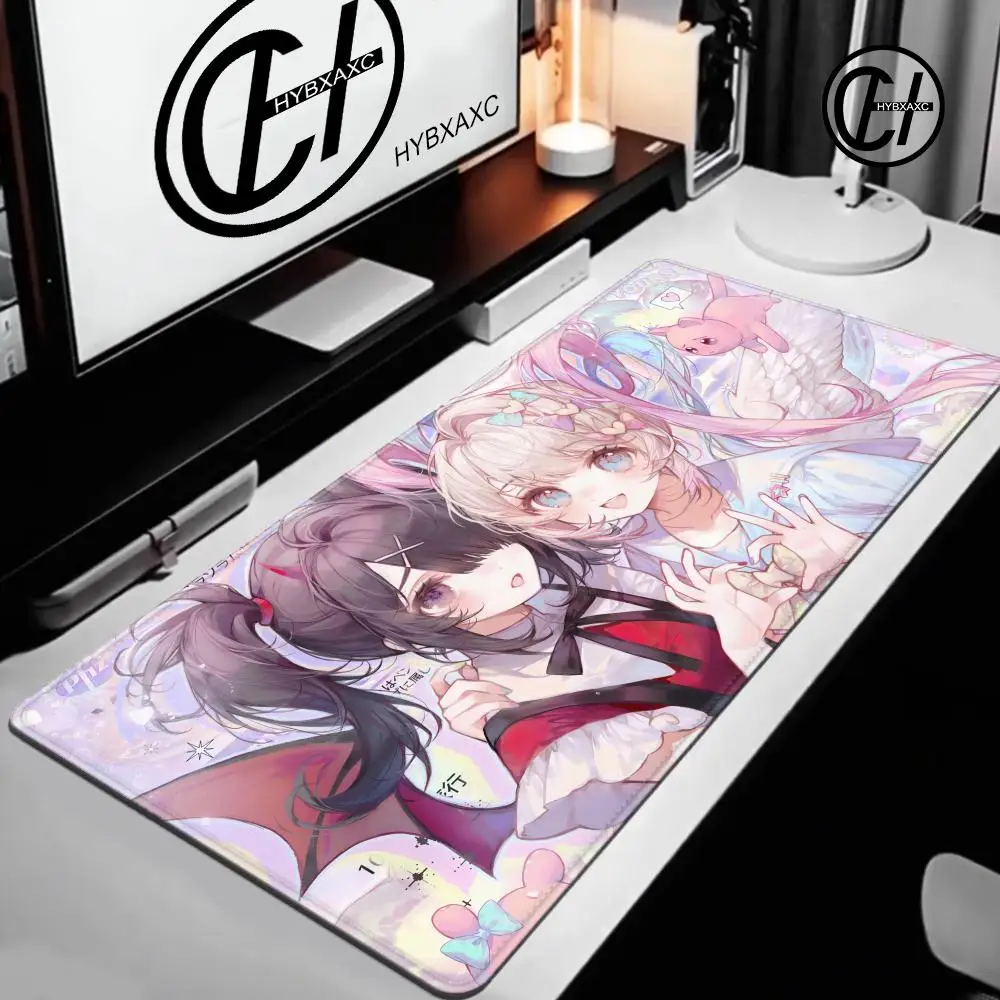 

Needy Girl Overdose Anime Pink Mouse Pad Keyboard Gaming Accessories Carpet Large Mousepad Pc Gamer Cabinet Laptop XXL Desk Mat