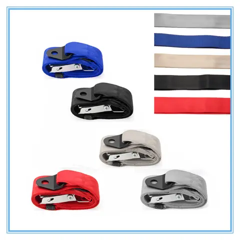 Adjustable Airplane Motorcycle Car Seat Safe Belt Plane Seatbelt Extenders Colored Seat Belts Safety Belt