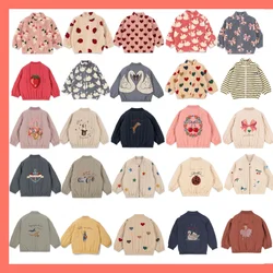 Giacche per bambini 2024 Autunno e inverno Nuovo cartone animato Moda Ragazzi e ragazze Cappotto in cotone caldo giacca coreana Abbigliamento per bambini