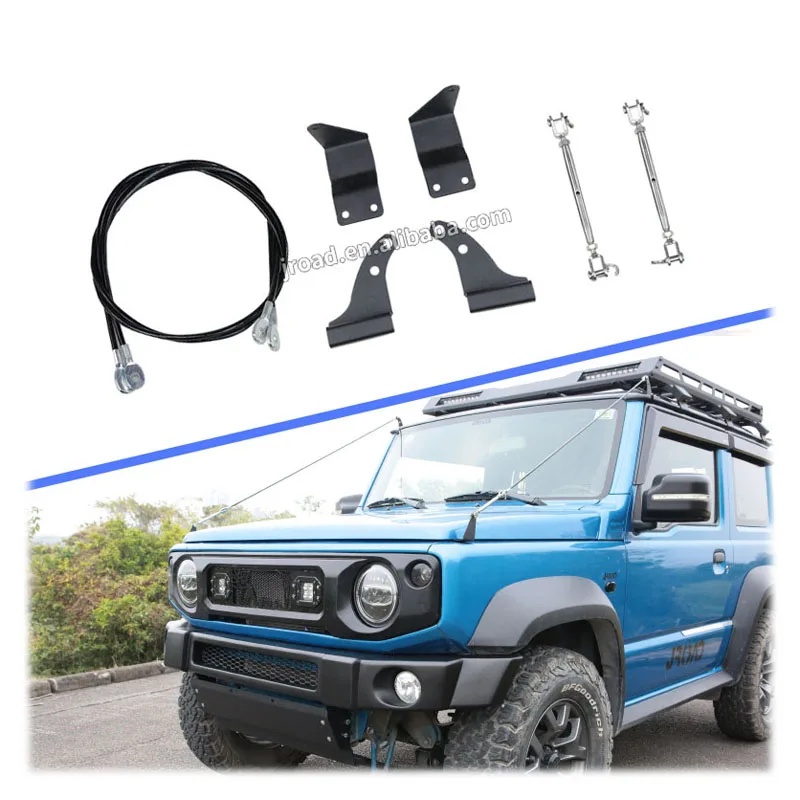 

Car Hood Obstacle Eliminate Rope Protector Deflect Low Hanging Branches Branches Brush For Suzuki Jimny 3/5 Door JC74 JB74 JB64
