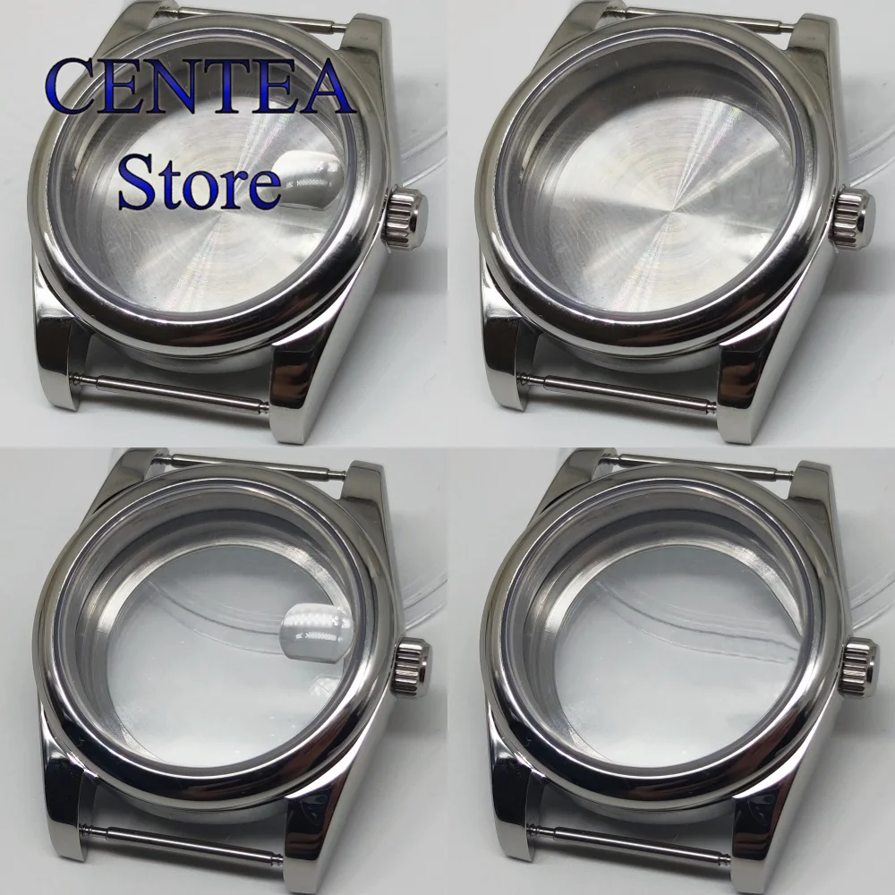 RICHUS 36mm 39mm Polished Watch Case Stainless Steel Sapphire Glass for NH35 NH36 ETA2824 2836 Miyota82 DG2813 PT5000 Movement