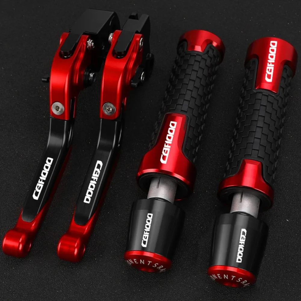 For HONDA CBF1000 CBF 1000 CBF 1000 2010 2012 2013 Motorcycle Aluminum Adjustable Brake Clutch Levers Handlebar Hand Grips Ends