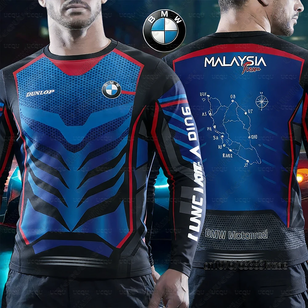 

2026 BMW Classic Fashion Quick-Drying Long Sleeve TShirt Comfortable Casual High-Quality Cycling Moto Activities Tops BMW Jersey