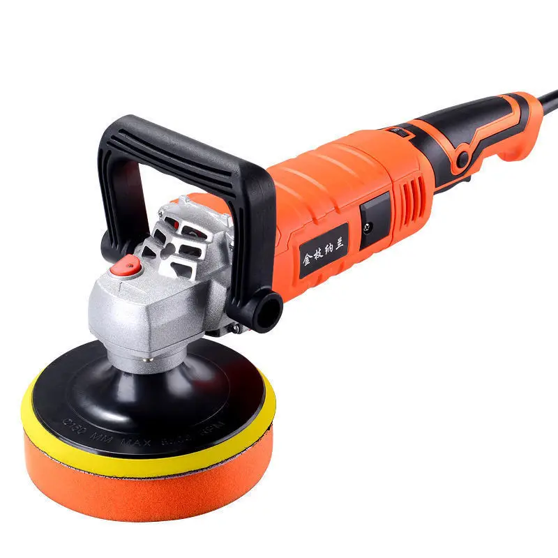 Electric Car Polisher 220V 980W 6 Speed Adjustable 600 to 3200 RPM Buffer Waxer Kit for Automotive Paint Marble Floor