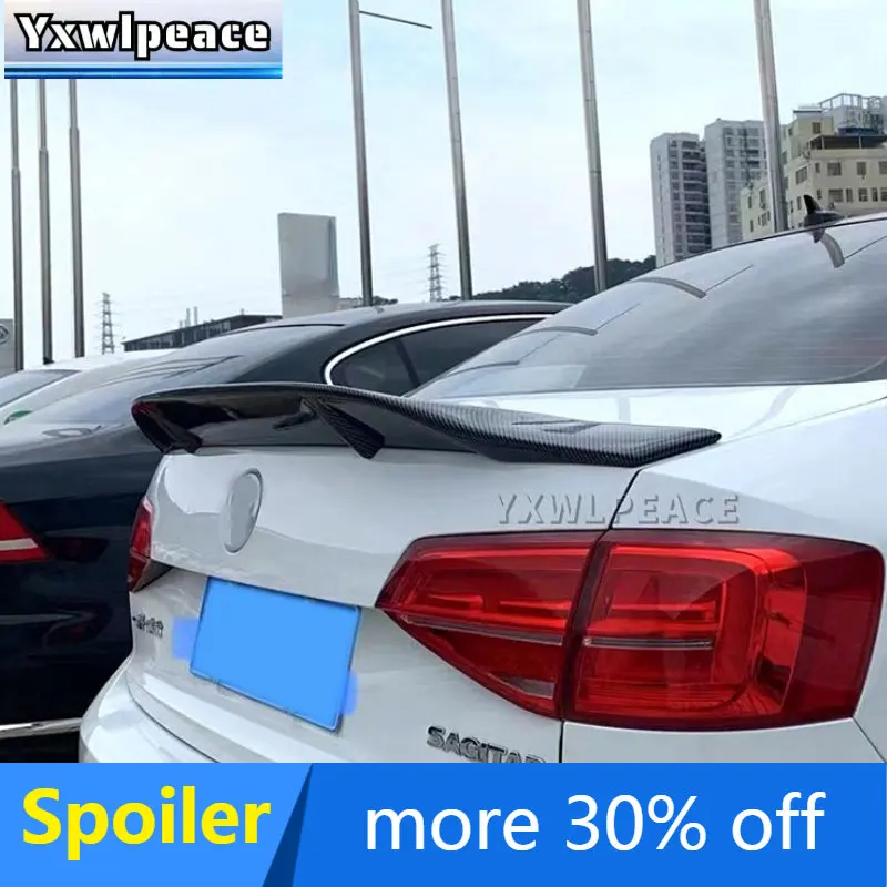 

Спойлер для Volkswagen VW Jetta MK6 2012-2018 из настоящего углеродного волокна/FRP, задний спойлер для багажника, комплекты спортивных аксессуаров