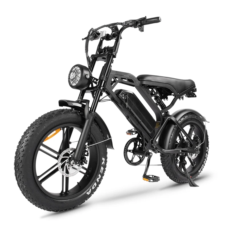 MOVCAN, V20, Adult Electric Bike, 19MPH 40 Miles, 750W Brushless Motor, Removable Battery 48V 15.6AH, Commuter Electric  Bike