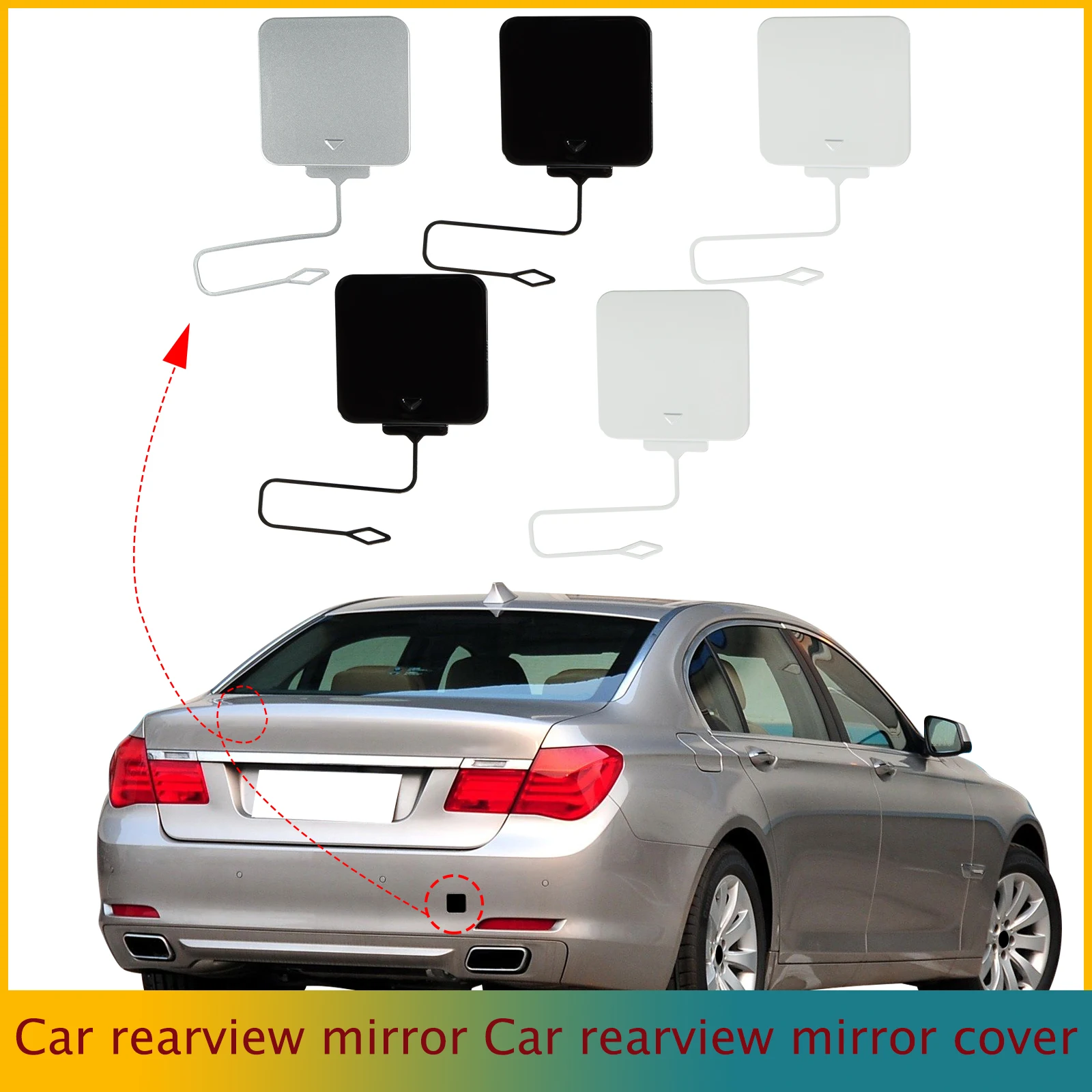 

For BMW 7 Series F01 F02 725d 730d 730dX 740dX 730i 740i 730Li 2009 2010 2011 Rear Bumper Tow Hook Cover Cap Eye 51127209925