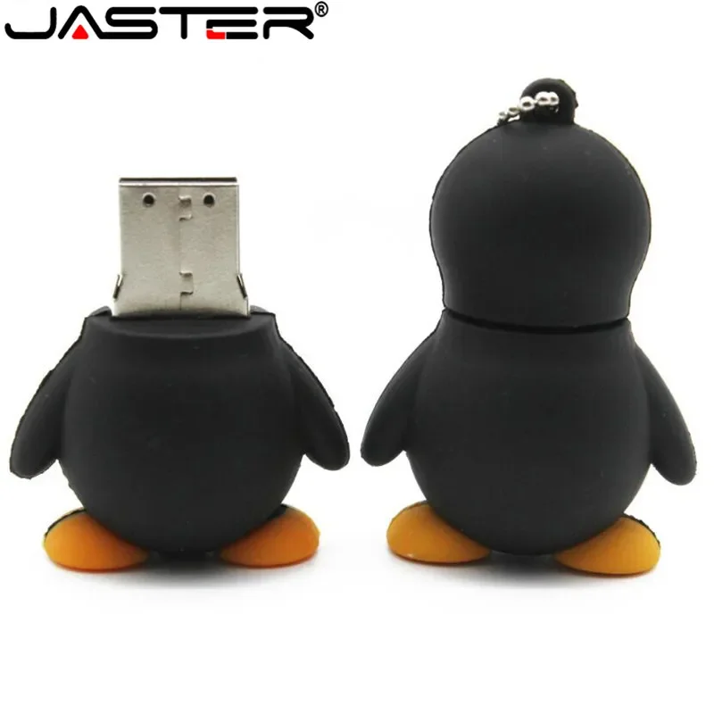 JASTER oryginalny kreskówkowy pingwin pamięć USB U dysk USB Creativo Pendrive 4gb 8gb 16gb 32gb karta pamięci 64gb rzeczywista pojemność