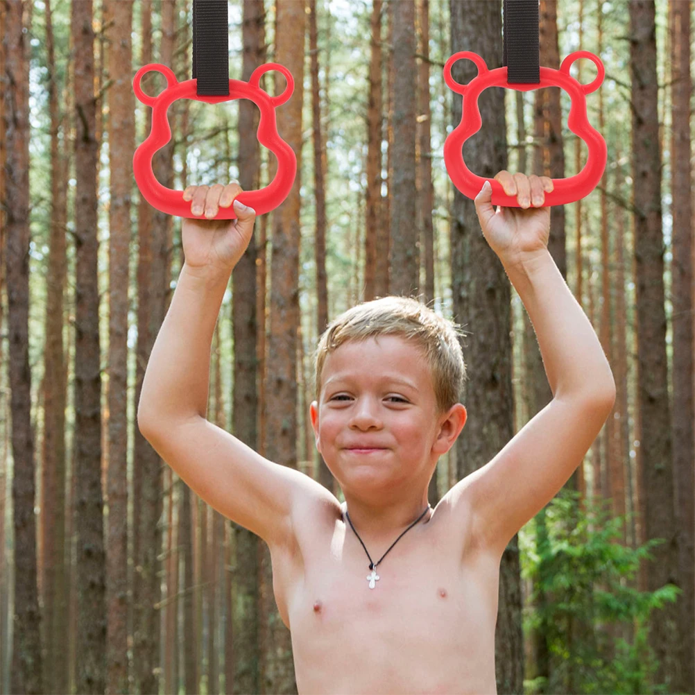 

Gymnastics Rings Pull Up Home Fitness Strengthen Body Spinal Health Exercise Rings Indoor Outdoor Training Equipment