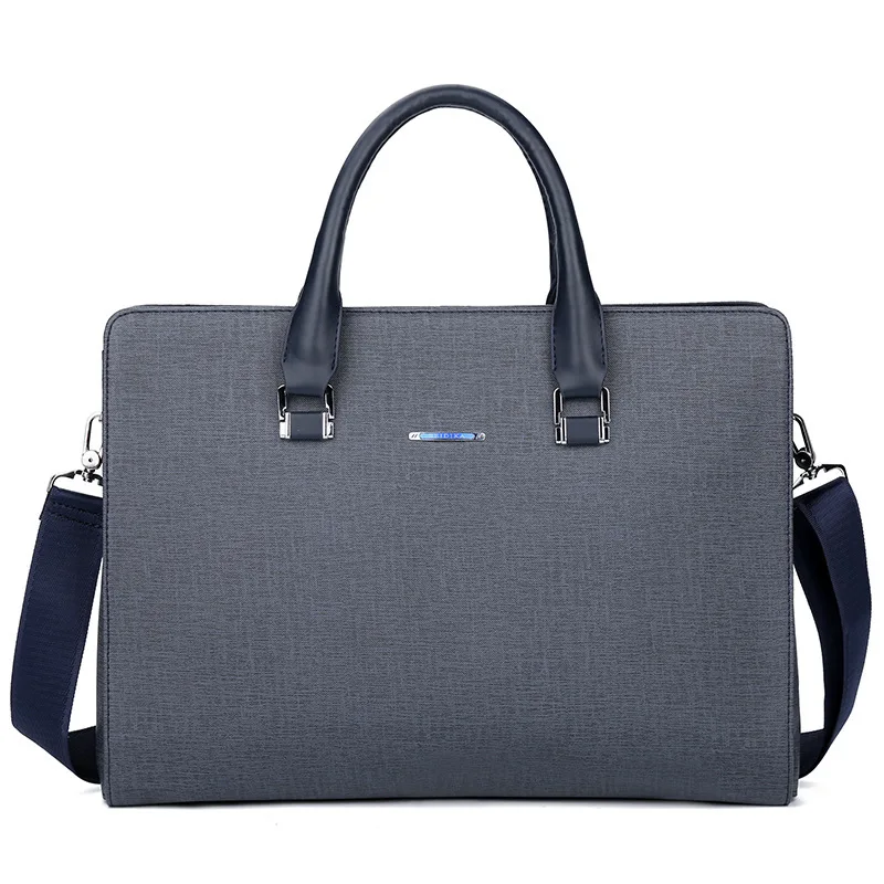New men's bag, business briefcase, fashionable men's one shoulder diagonal cross casual computer bag