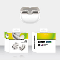2025 Nuevos auriculares ultra abiertos Auriculares inalámbricos Bluetooth V12 Earclip Space Audio No en los auriculares