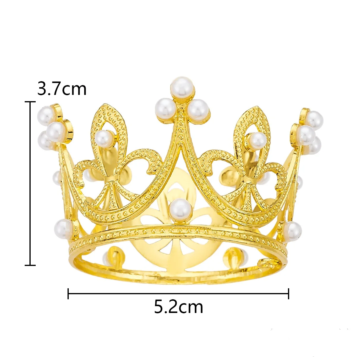 Mini Krone Kuchen Topper Kristall Kopfschmuck Tiara Strass Krone Kuchen Dekoration für Hochzeit Geburtstag Baby Shower Party Gefälligkeiten – Detail 6