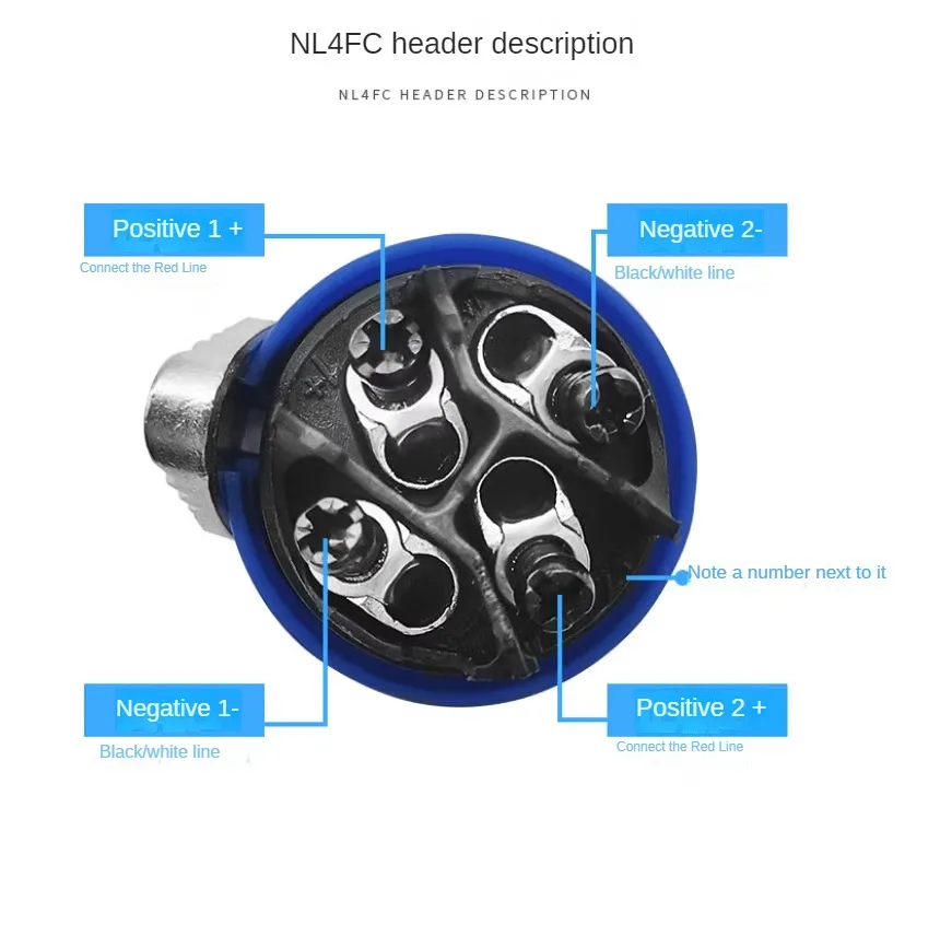 أربعة رباعية النواة المهنية المتكلم المكونات ، الطيران NL4FC حلقة أوم المكونات ، اتصال مدفع ، لحام خالية من المشتركة