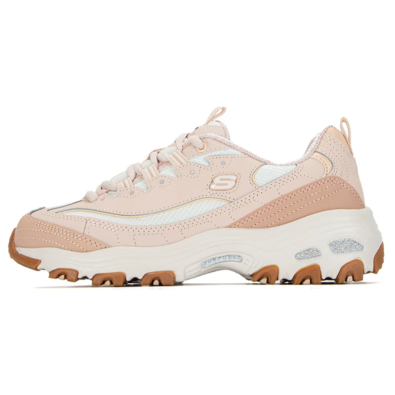 

Skechers Women's Shoes D'Lites Series Lightweight Contrast Color Casual Shoes Fashion Trend Retro Panda Shoes 13143-Pch