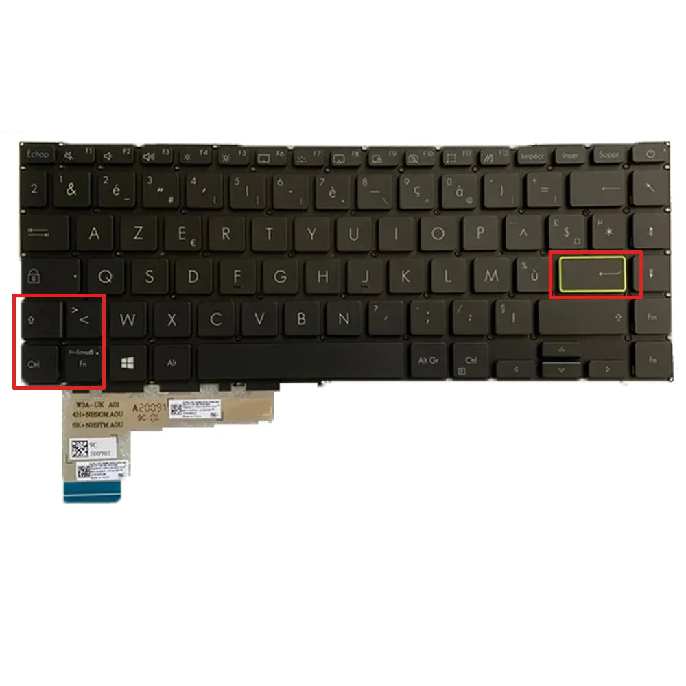 

French laptop keyboard for ASUS VivoBook X435 S435 S435E Keyboard FR Layout Black