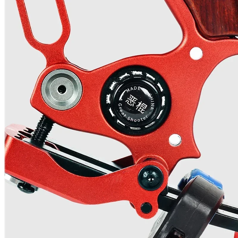 upgrade Villain Steel Ball Dual-use Composite Bow Outdoor Shooting Sport Short Axis Triangle Bow High Precision Archery Hit Ball