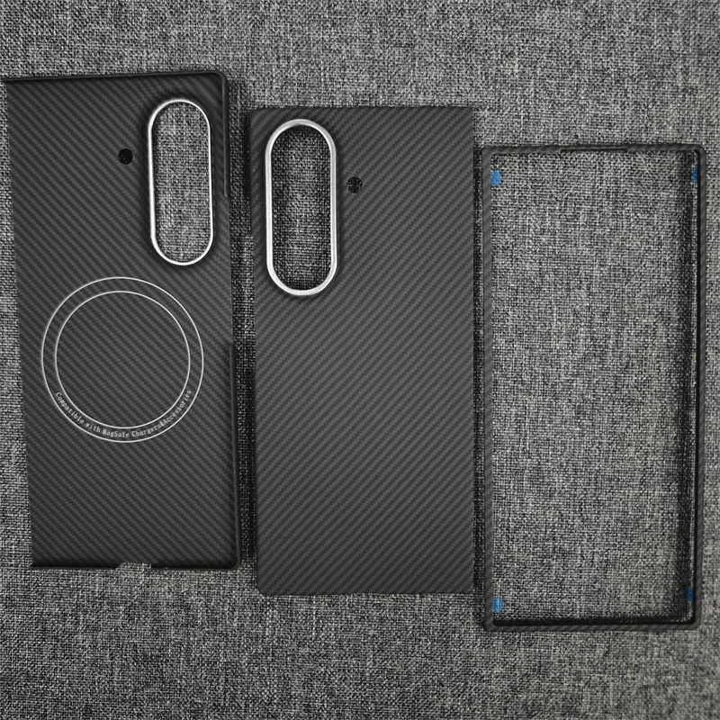 Etui do Samsung Galaxy Z Fold8 Ultra z włókna aramidowego i węglowego, magnetyczne, ultracienkie etui kompatybilne z Magsafe, akcesoria do telefonów komórkowych — zdjęcie produktu 4