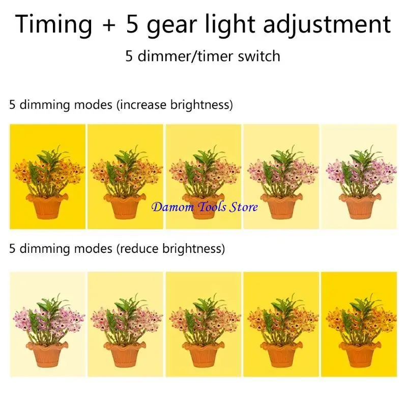 

57BE Светодиодный кольцевой светильник для растений для напольных растений в теплице 4 типа на выбор
