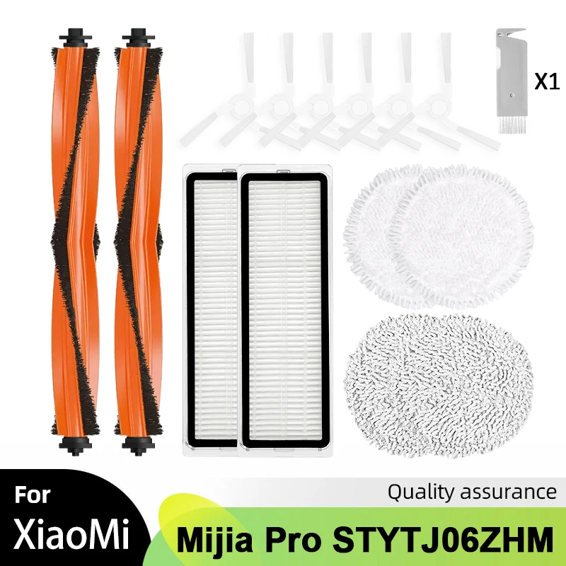 

For Xiaomi STYTJ06ZHM Mijia Self Cleaning Robot Vacuum Mop Pro Hepa Filter Main Side Brush Mop Cloth Vacuum Cleaner Accessories