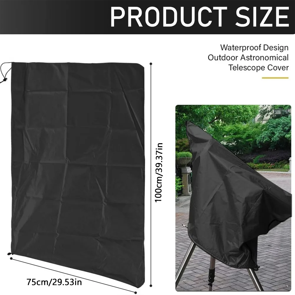 

Water Resistant 210D Oxford Telescope Cover with Adjustable Drawstring to Secure Fit and Protect Against Outdoor Elements