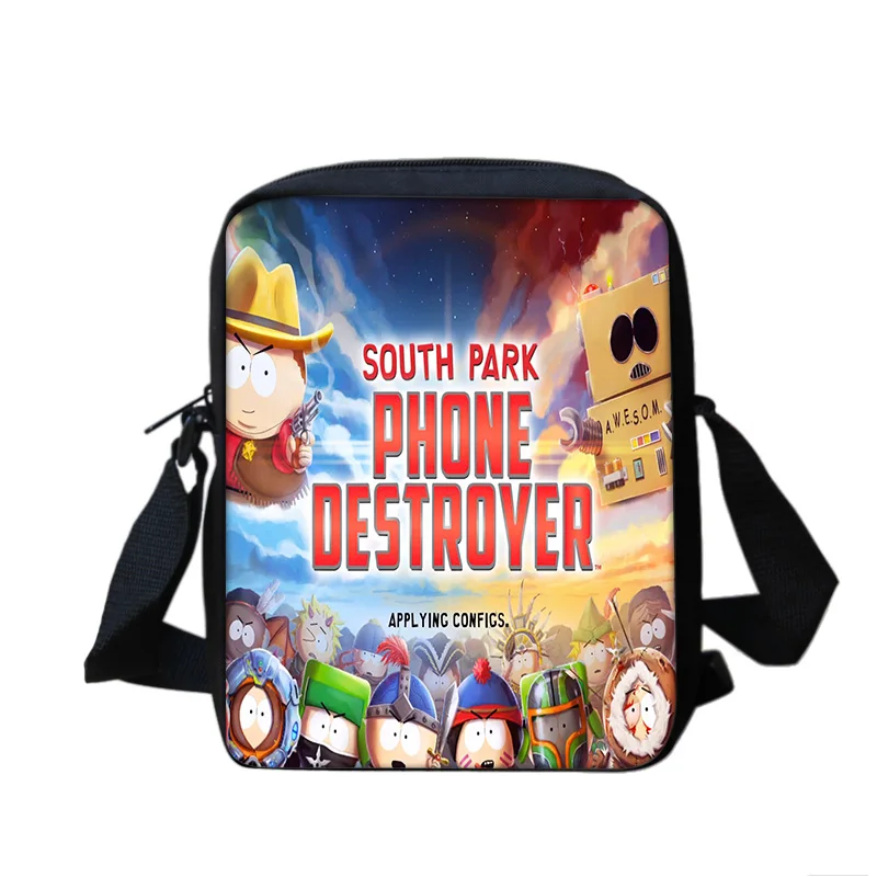 

Многофункциональная сумка через плечо с изображением героев мультфильма South Park, идеальный подарок для мальчиков и девочек на школьные дни рождения.