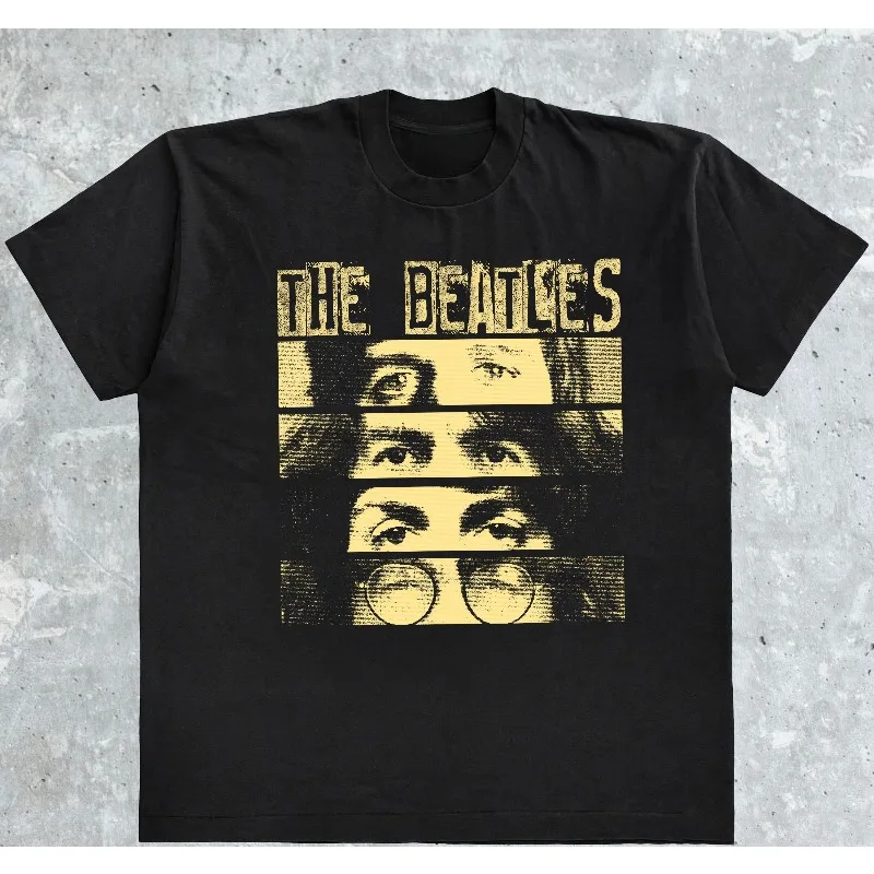 The Beatles Vintage T-Shirt, Retro The Beatles Tee, Band 90er Jahre Grafik-Shirt, Sommer Atmungsaktives T-Shirt für Männer und Frauen – Detail 2