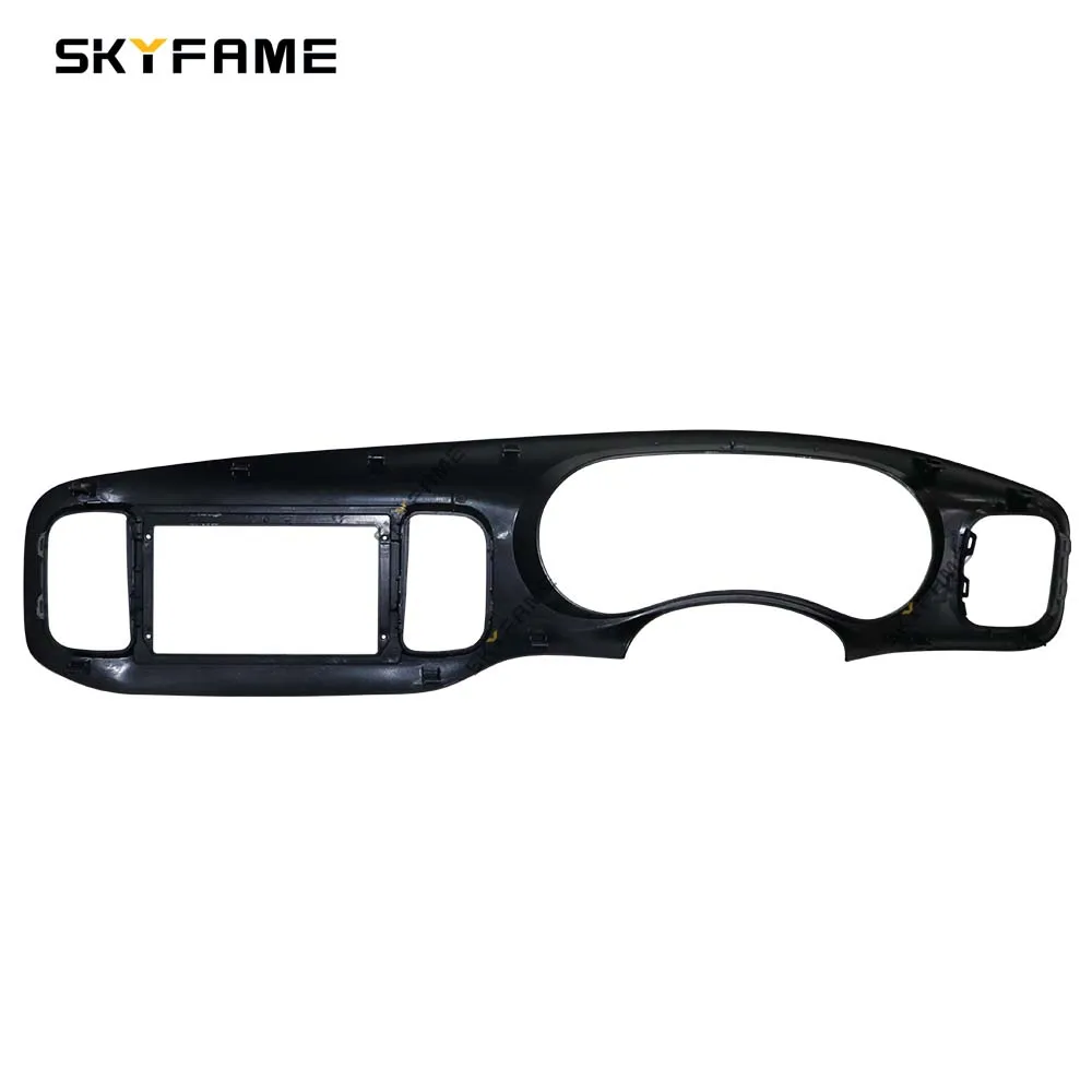 SKYFAME Car Frame Fascia Adapter Canbus Box Decoder Android Radio Dash Fitting Panel Kit For Dodge Charger