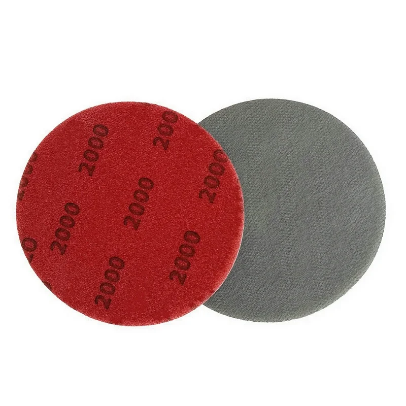 

6 Inch Sponge Sandpaper Round Self-Adhesive Flocking Car Paint Polishing Beauty Sandpaper 500-4000 Grit Grinding Sandpaper