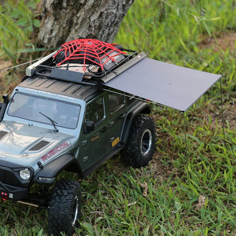Climbing Car Off-Road Vehicle Rc Remote Control Car Accessories Tent Scx10 Roof Side Canopy Luggage Net Simulation Mood Piece